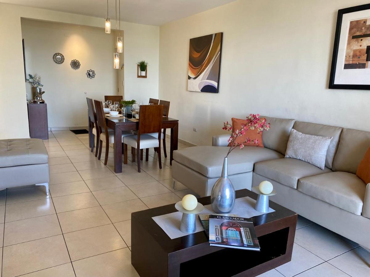 Beautiful Apartment, Terrace With Incredible View, 3 Bdr, Escalon, Exclusive, Secure San Salvador Eksteriør bilde